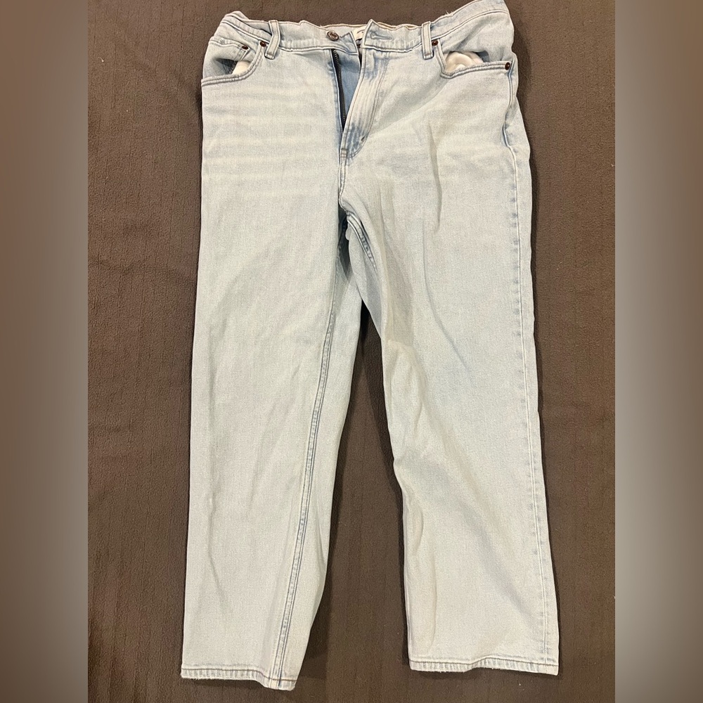 Abercrombie & Fitch Blue Straight Jeans Classic Style